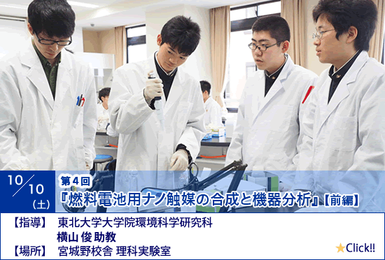 第４回燃料電池用ナノ触媒の合成と機器分析（前編）