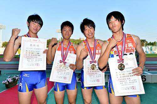 陸上競技部 日本ユース100mリレーで優勝