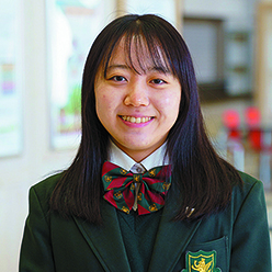 山野辺さん（秀光中等教育出身）