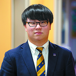 宇野山さん（袋原中出身）